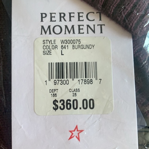 NWT Perfect moment schild ski sweater in pink/burgundy - Picture 7 of 14